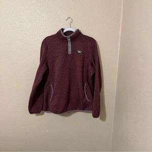 LL Bean Snap Fleece